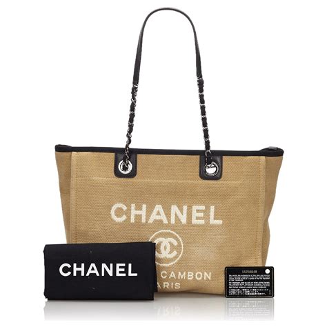 cabas chanel deauville|chanel deauville tote.